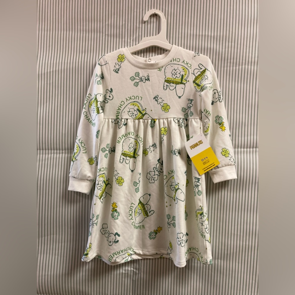 Snoopy St. Patrick’s Day Toddler Girl Dress